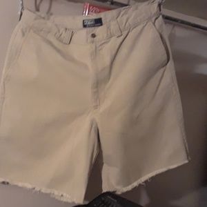 Pre worn khaki shorts